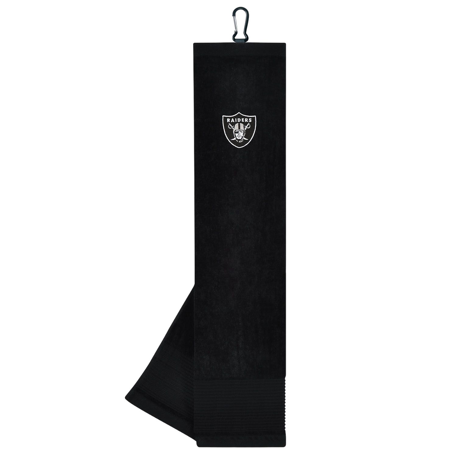 Team Effort Oakland Raiders Face/Club Tri-Fold Embroidered Towel