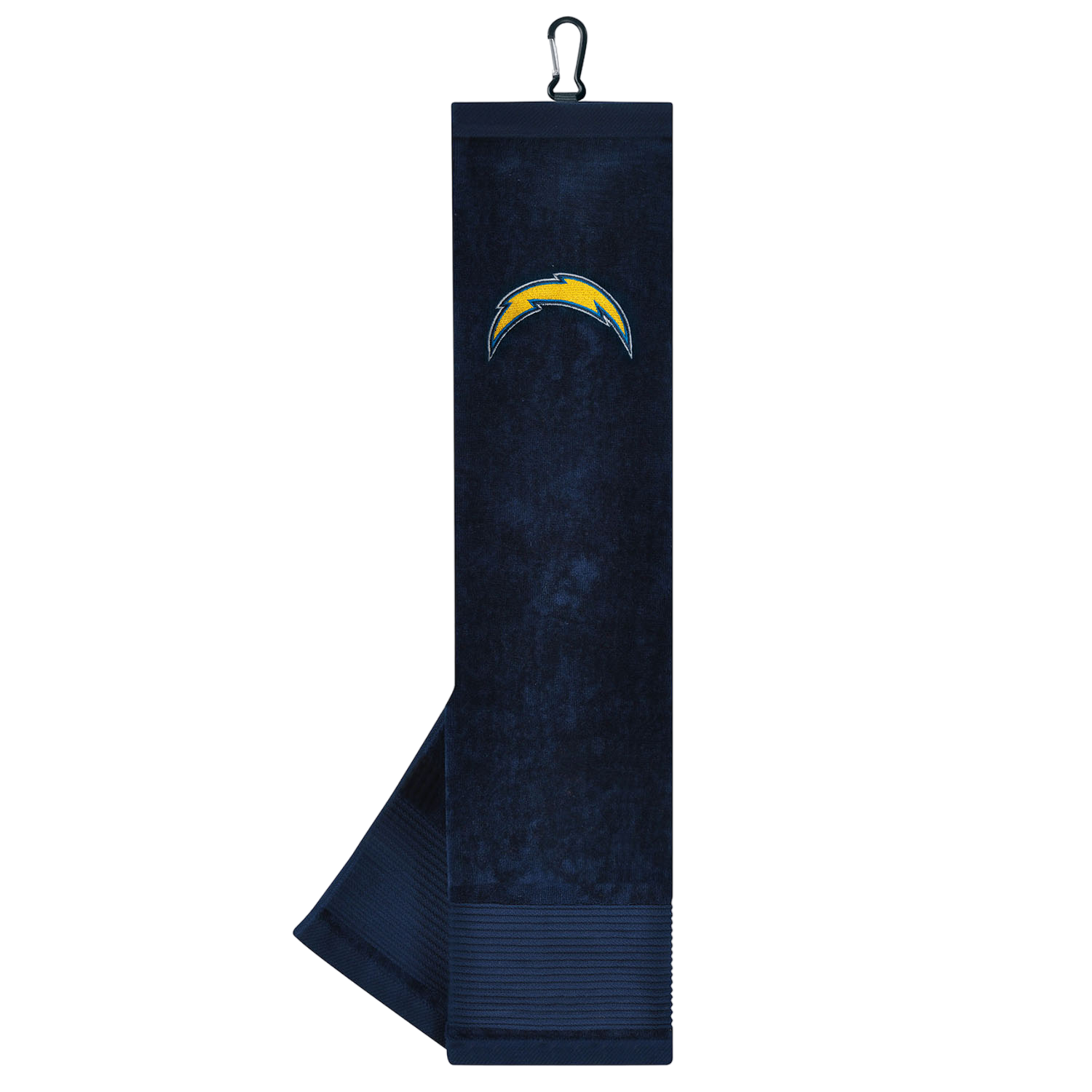 Team Effort Los Angeles Chargers Face/Club Tri-Fold Embroidered Towel