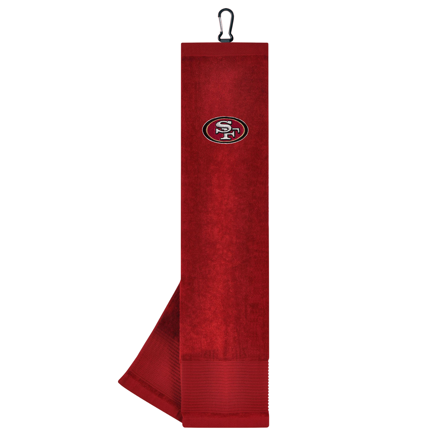 Team Effort San Francisco 49ers Face/Club Tri-Fold Embroidered Towel