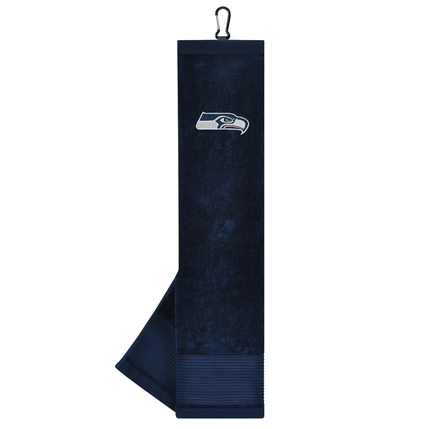 Team Effort Seattle Seahawks Face/Club Tri-Fold Embroidered Towel