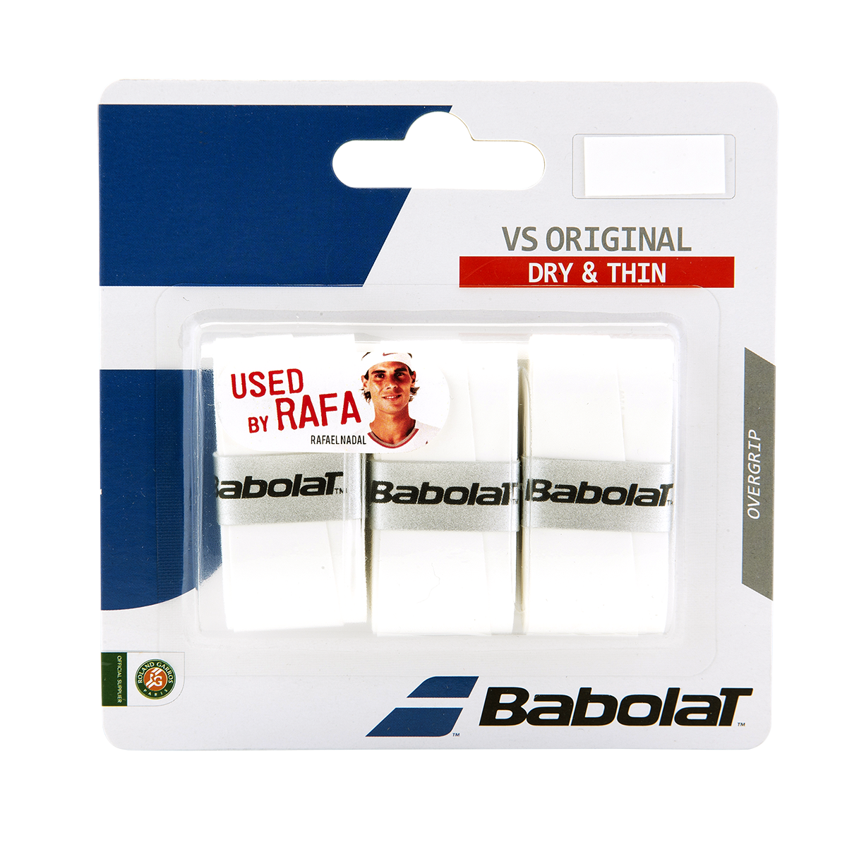 Babolat VS Original Overgrip 3 Pack White PGA TOUR Superstore