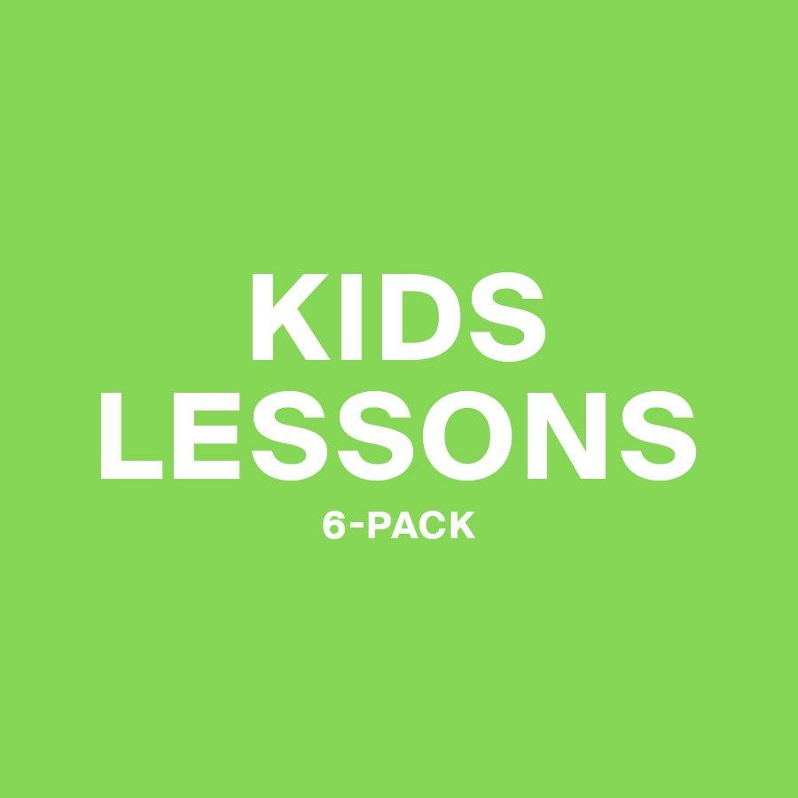 Kids 12 & under 6-Pack 30 Minute Lessons
