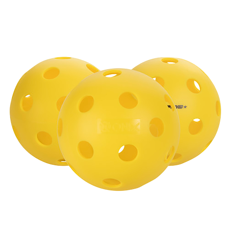 Onix Fuse Indoor Pickleball 3 Pack - Yellow