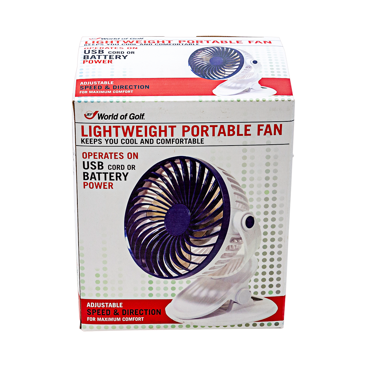 Portable Mini Golf Cart Fan