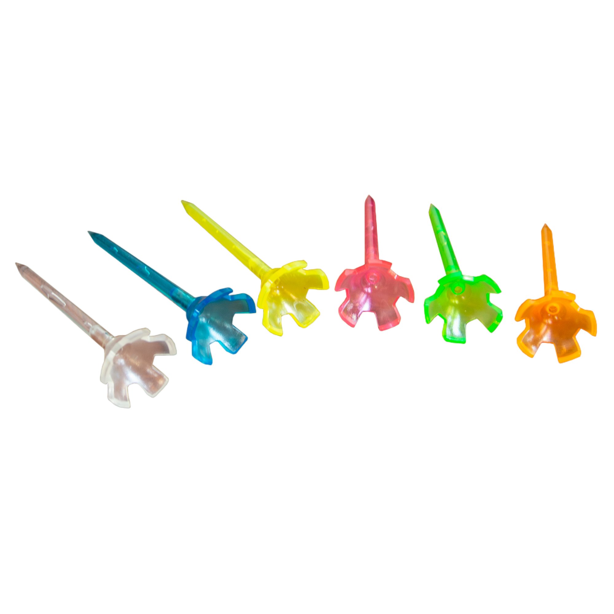 Hi-Ball Translucent 3-1/4" Tees 6-Pack