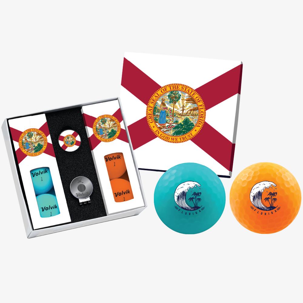 Vivid Florida 6 Pack Golf Balls