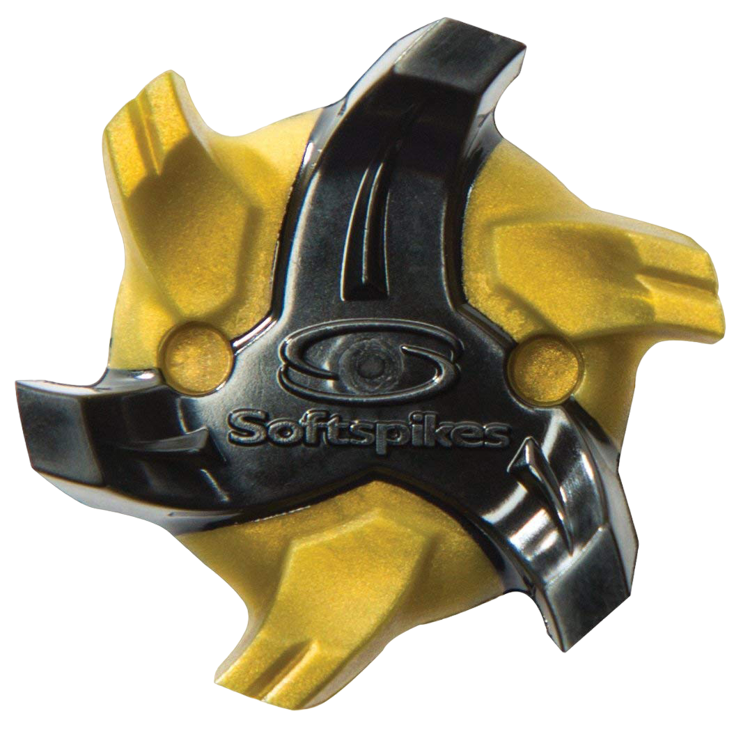 Cyclone Golf Cleats (Fast Twist) - Gold/Black