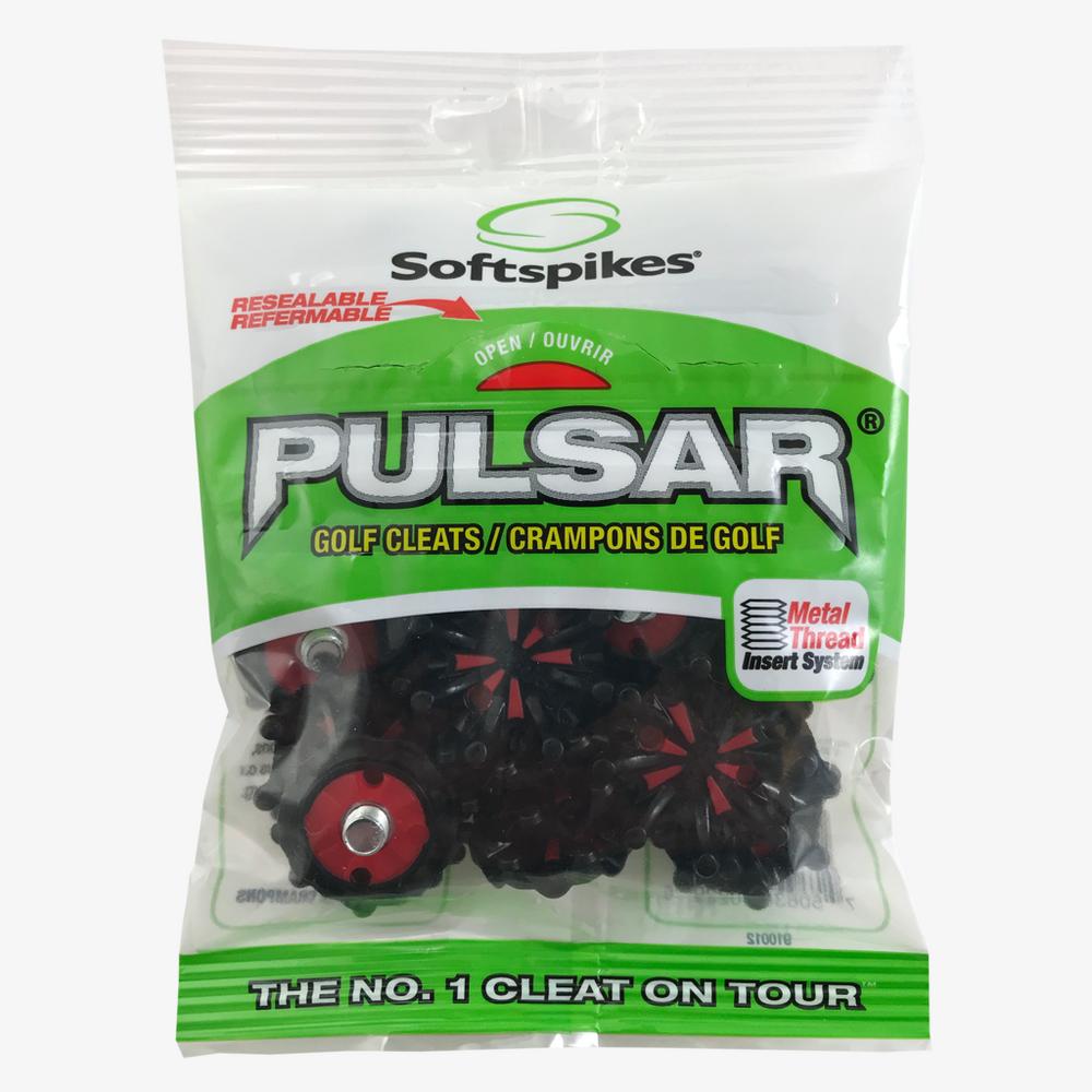 Pulsar Golf Cleats (Small Metal) - Black/Red