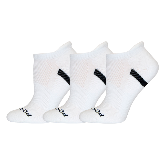 Women's Pro Series No Show 3-Pack Socks - White