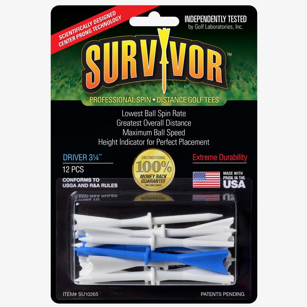 Survivor 3-1/4" Tees 12-Pack