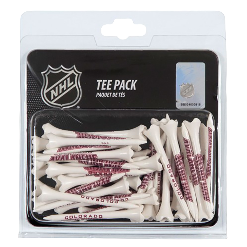 Colorado Avalanche 2-3/4" Tees 40-Pack