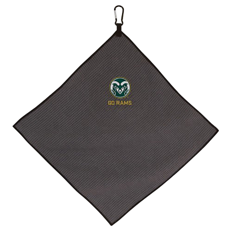 Colorado State Rams 15x15 Grey Microfiber Towel