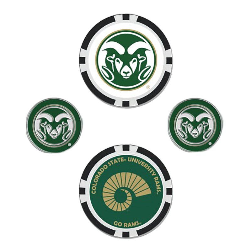 Colorado State Rams Ball Marker Set