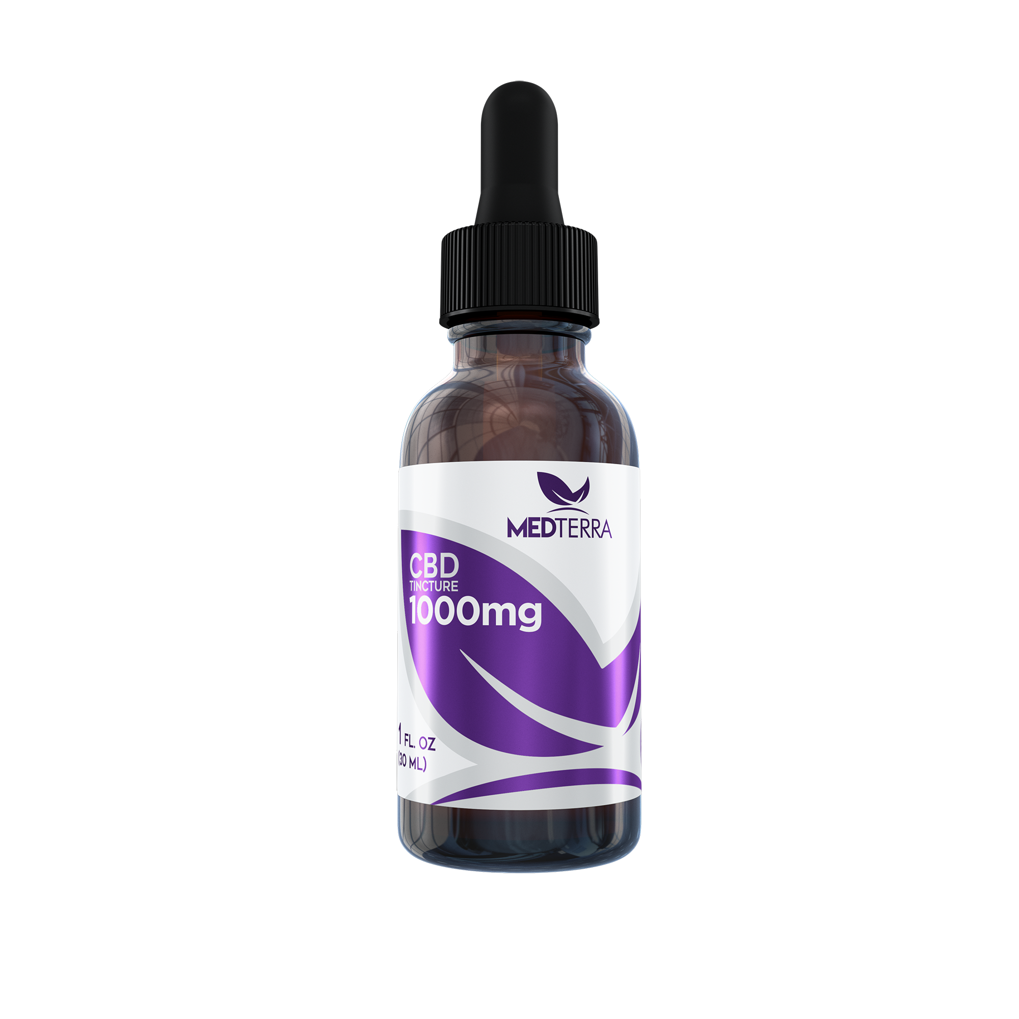 1000mg CBD Oil Tincture + MCT Coconut Oil
