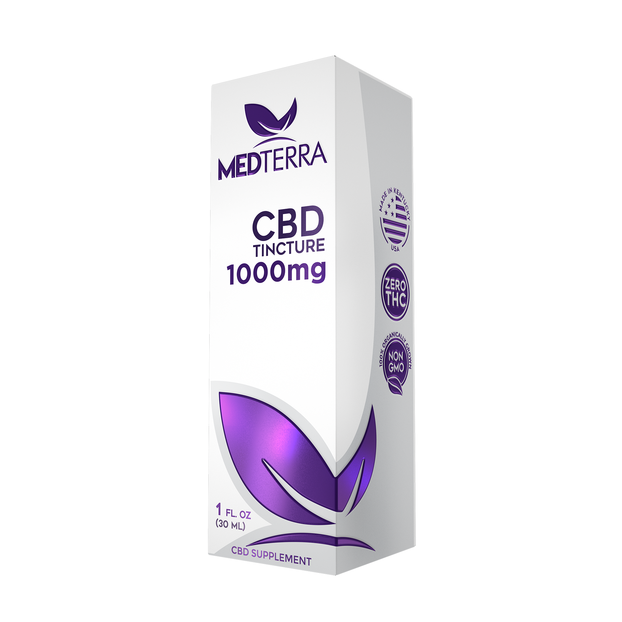 1000mg CBD Oil Tincture + MCT Coconut Oil