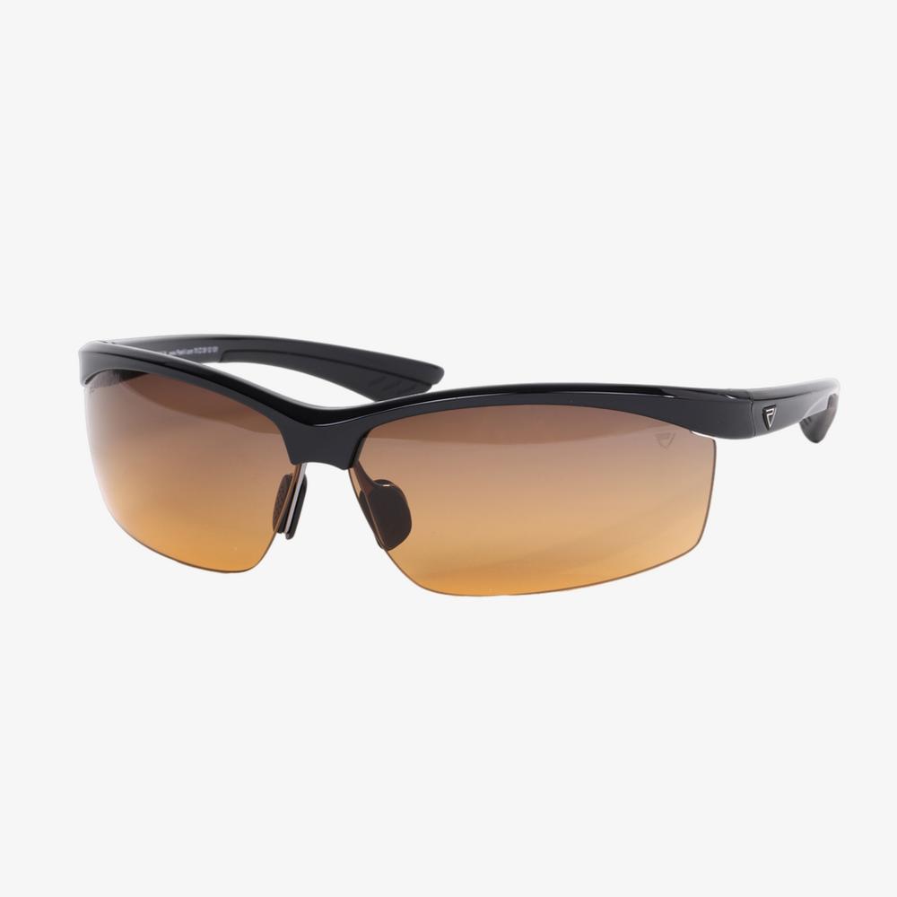 GX5 Gloss Black Sports Wrap Sunglasses