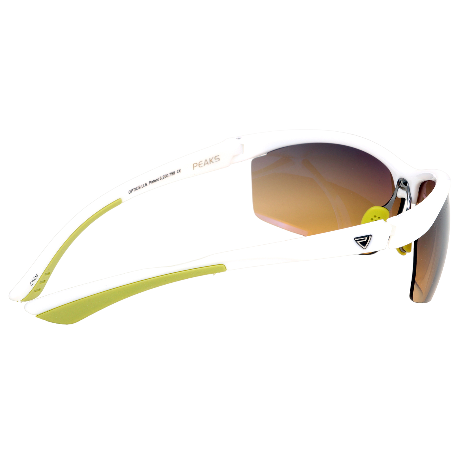 GX5 White & Marg Sports Wrap Sunglasses