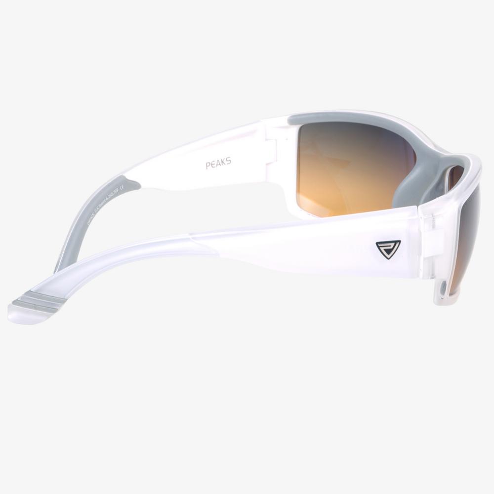 LX2 Crystal White Sports Wrap Sunglasses