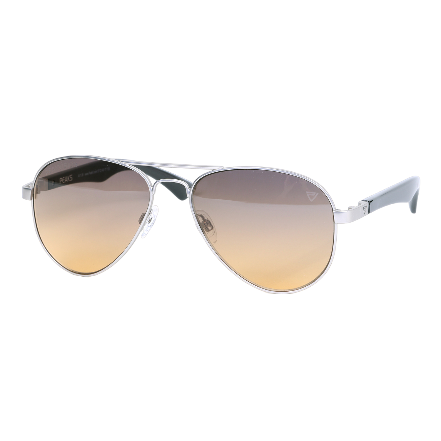 AV1 Gunmetal and Black Aviator Sunglasses