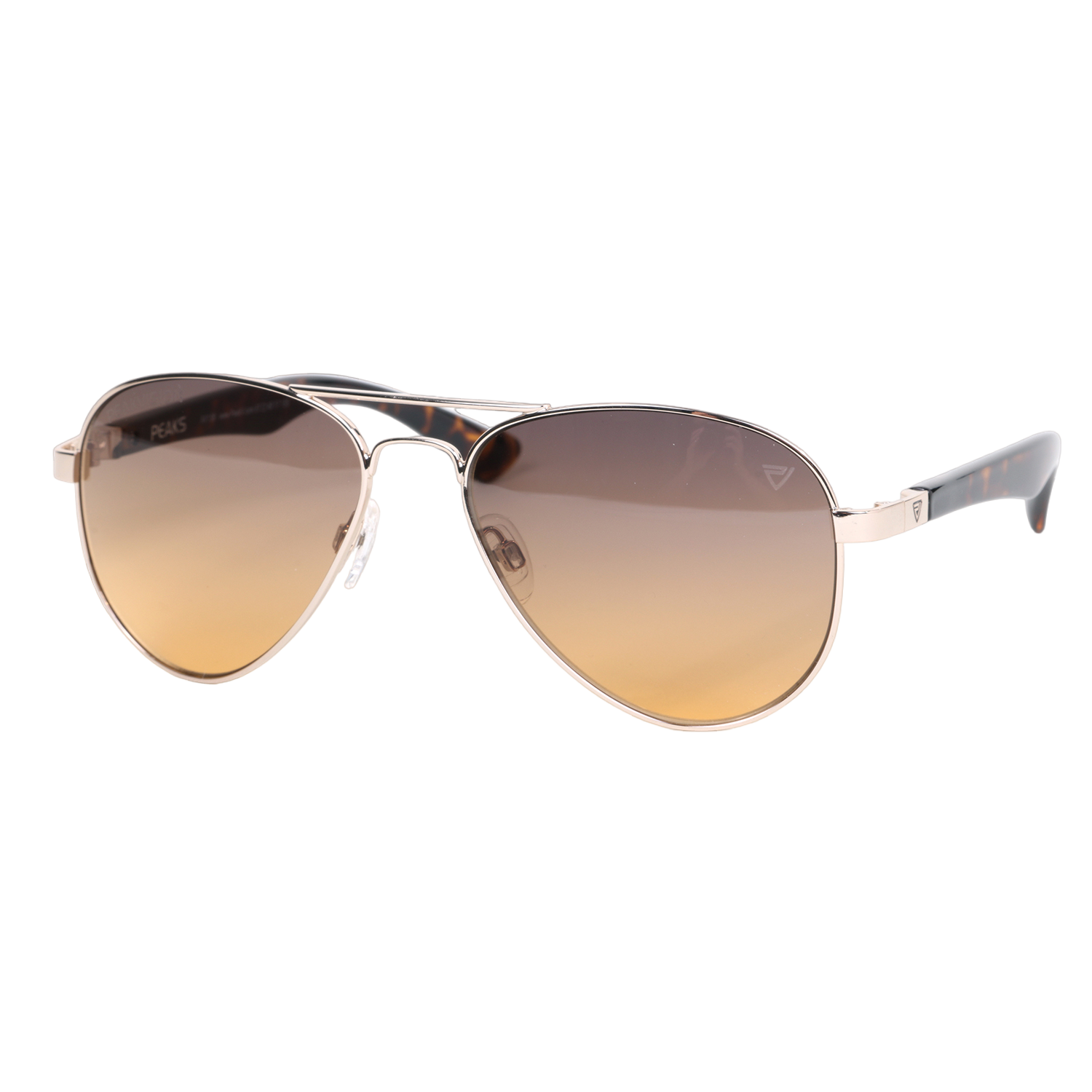 AV1 Gold and Tort Aviator Sunglasses