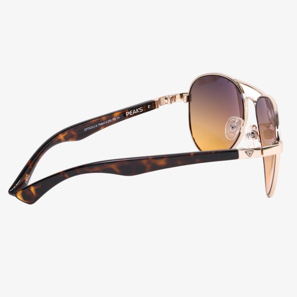 AV1 Gold and Tort Aviator Sunglasses