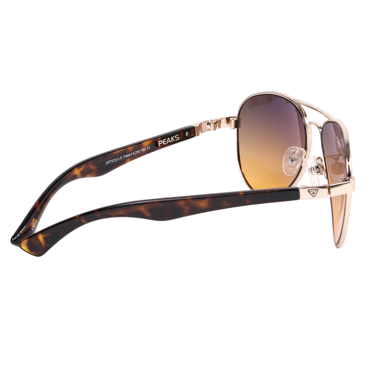AV1 Gold and Tort Aviator Sunglasses
