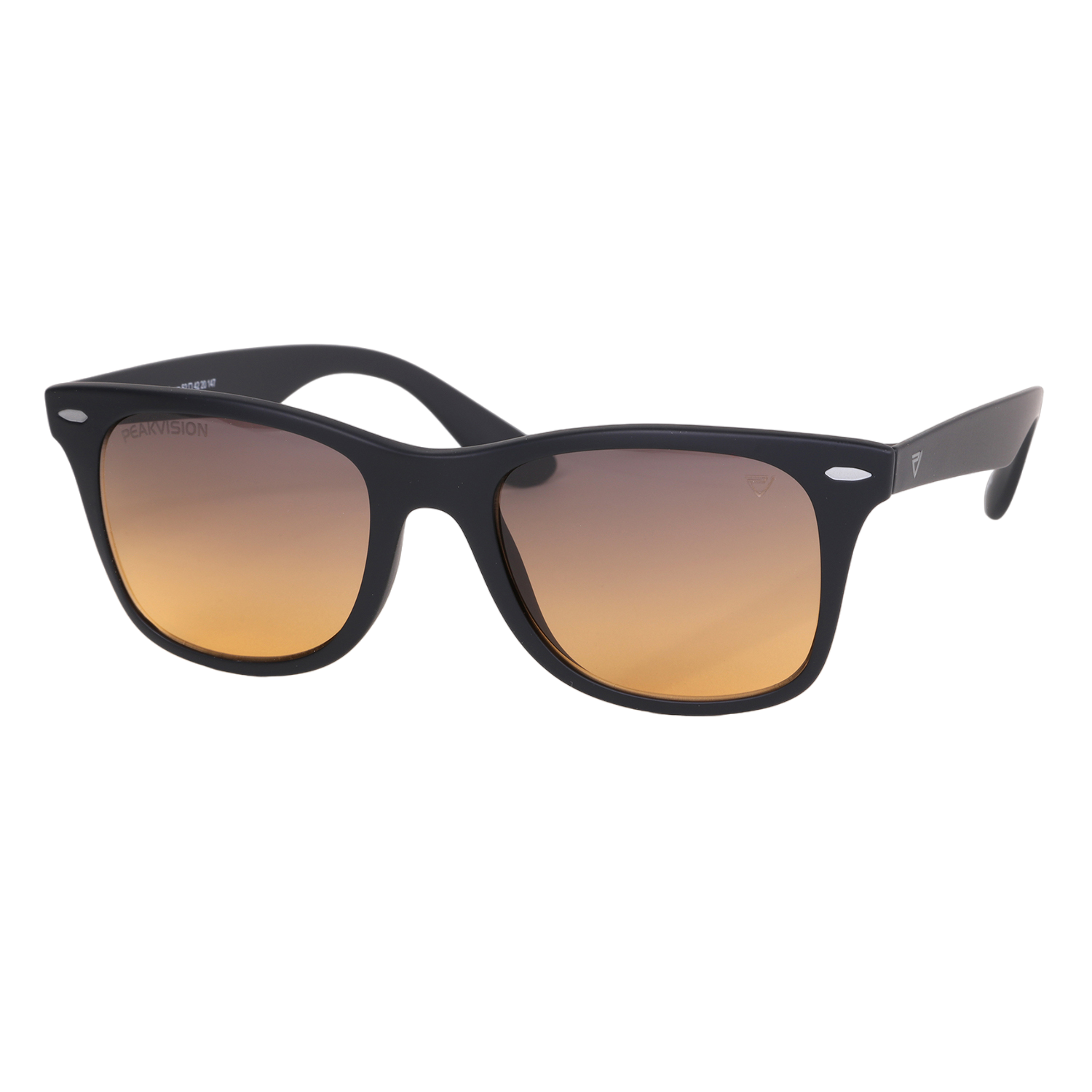 DG1 Matte Black Wayfarer Sunglasses