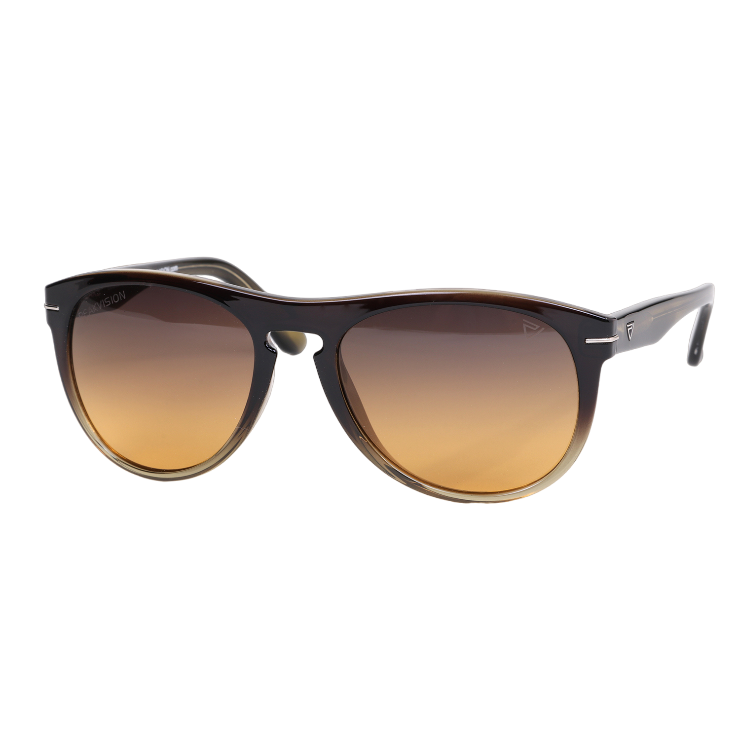 EOS Black and Olive European Wayfarer Sunglasses