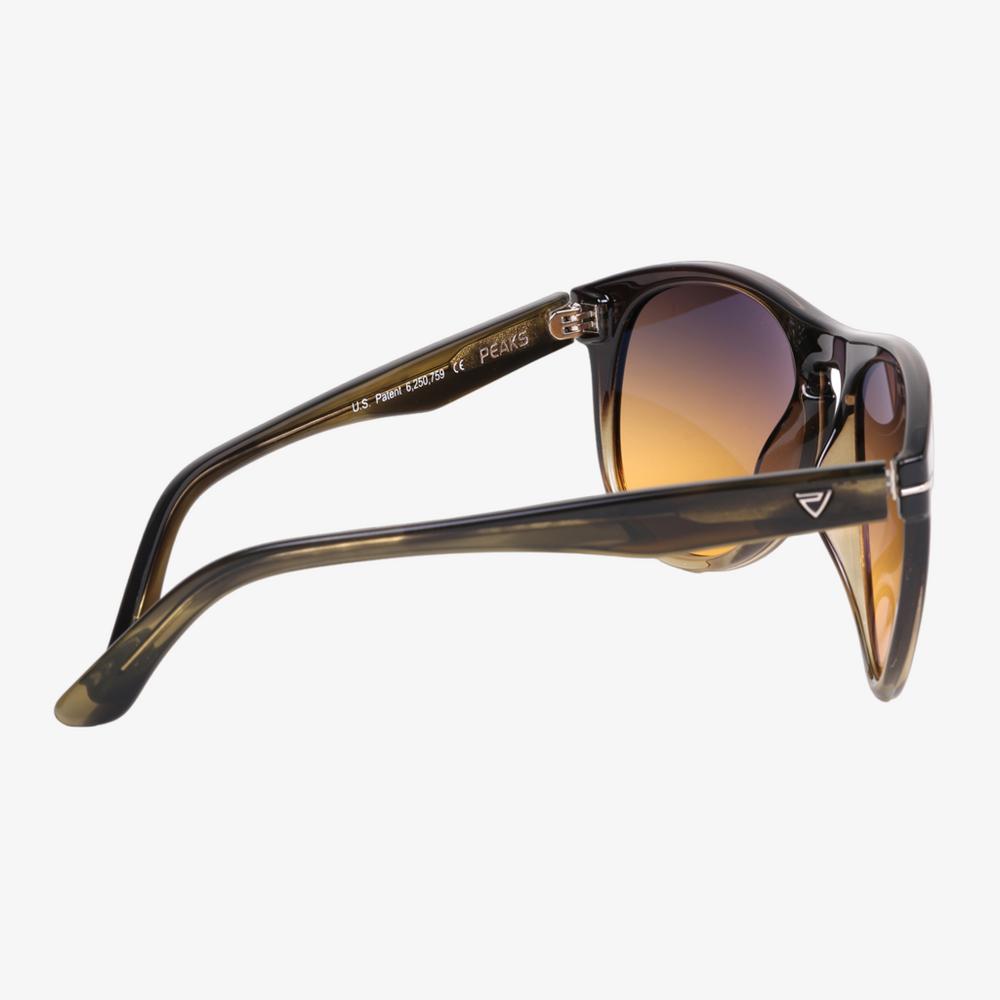 EOS Black and Olive European Wayfarer Sunglasses