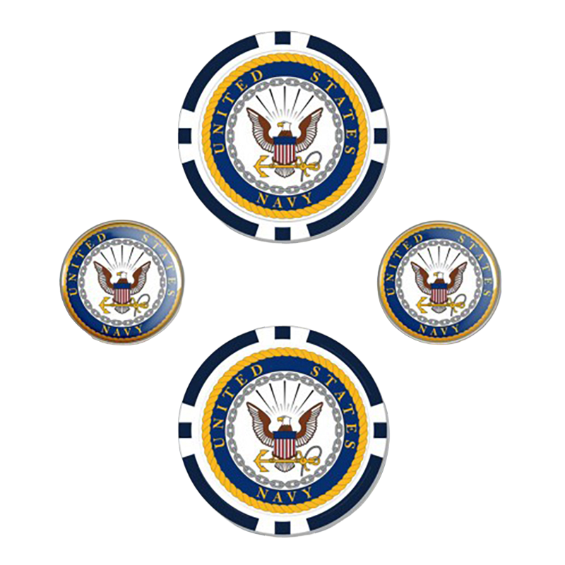 Navy Ball Marker Set