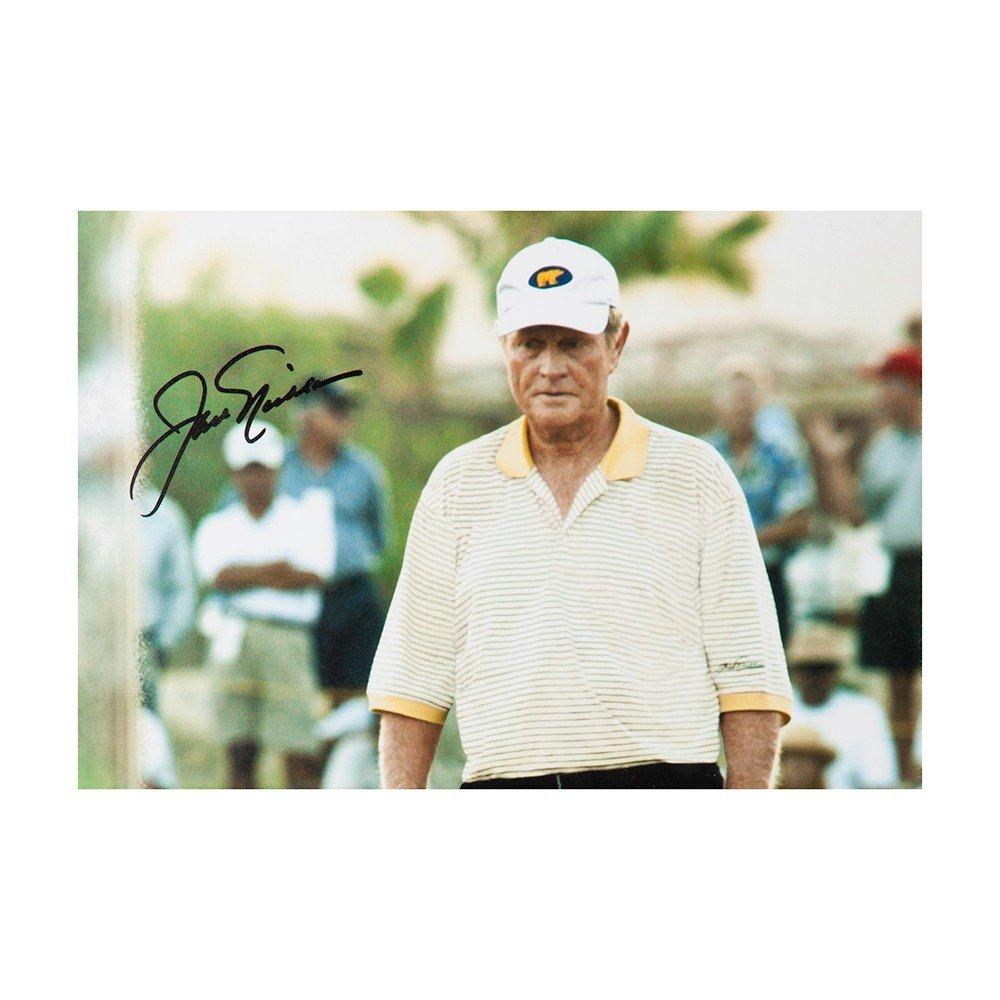 Jack Nicklaus & Tiger Woods Autographed "Match Play"
