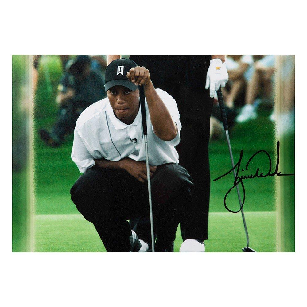 Jack Nicklaus & Tiger Woods Autographed "Match Play"
