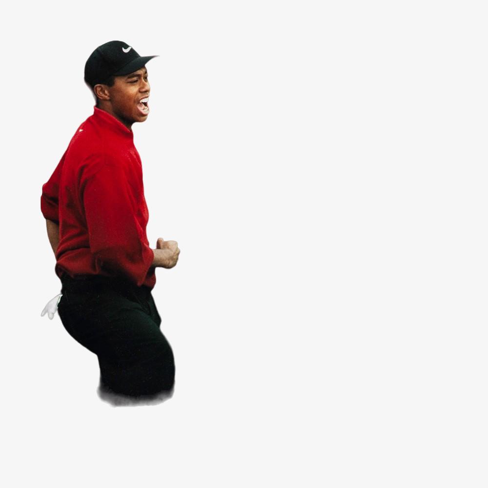 Tiger Woods & Jack Nicklaus "Masterful" 36" x 18"
