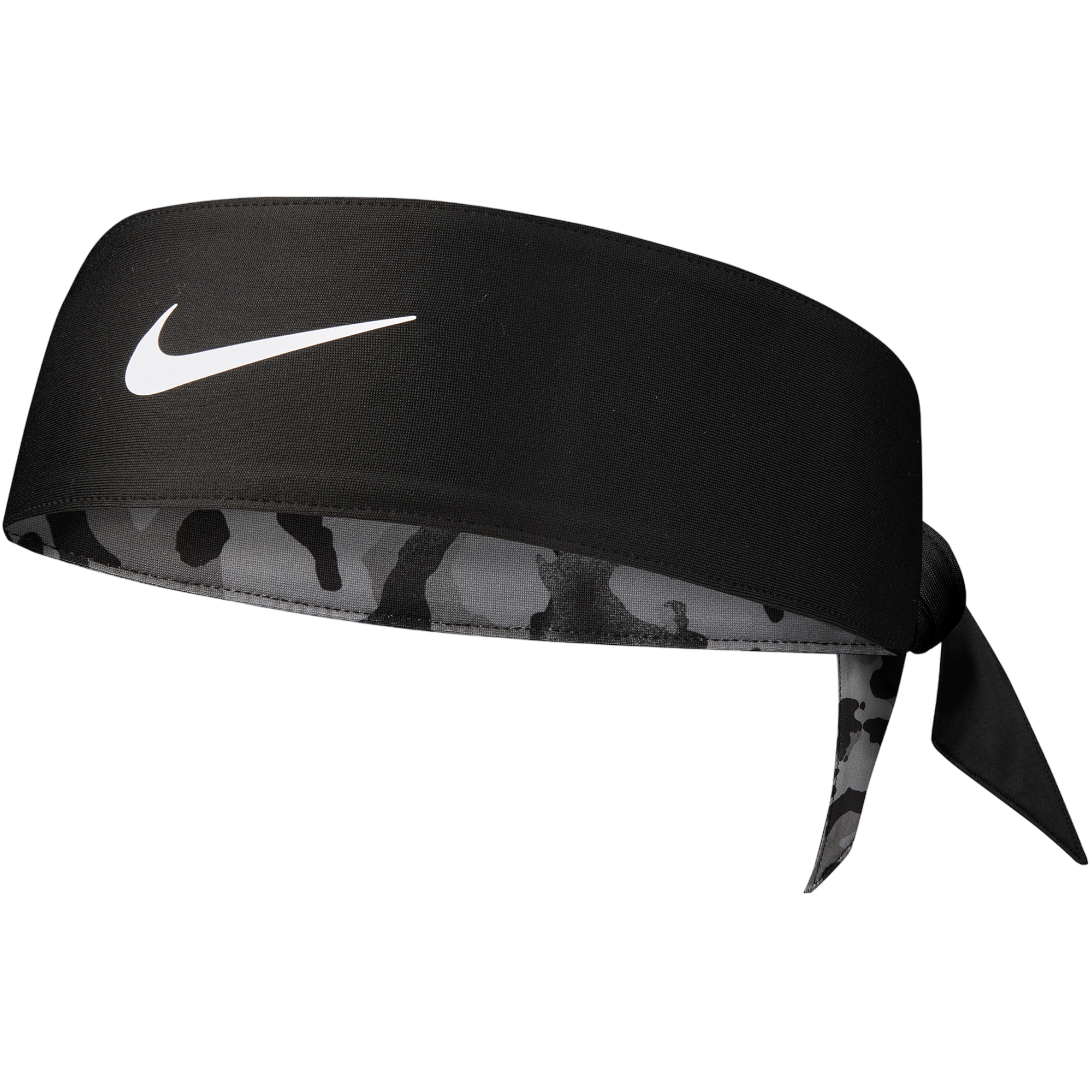 DRI FIT Camo Reversible Head Tie 2.0 Black Grey