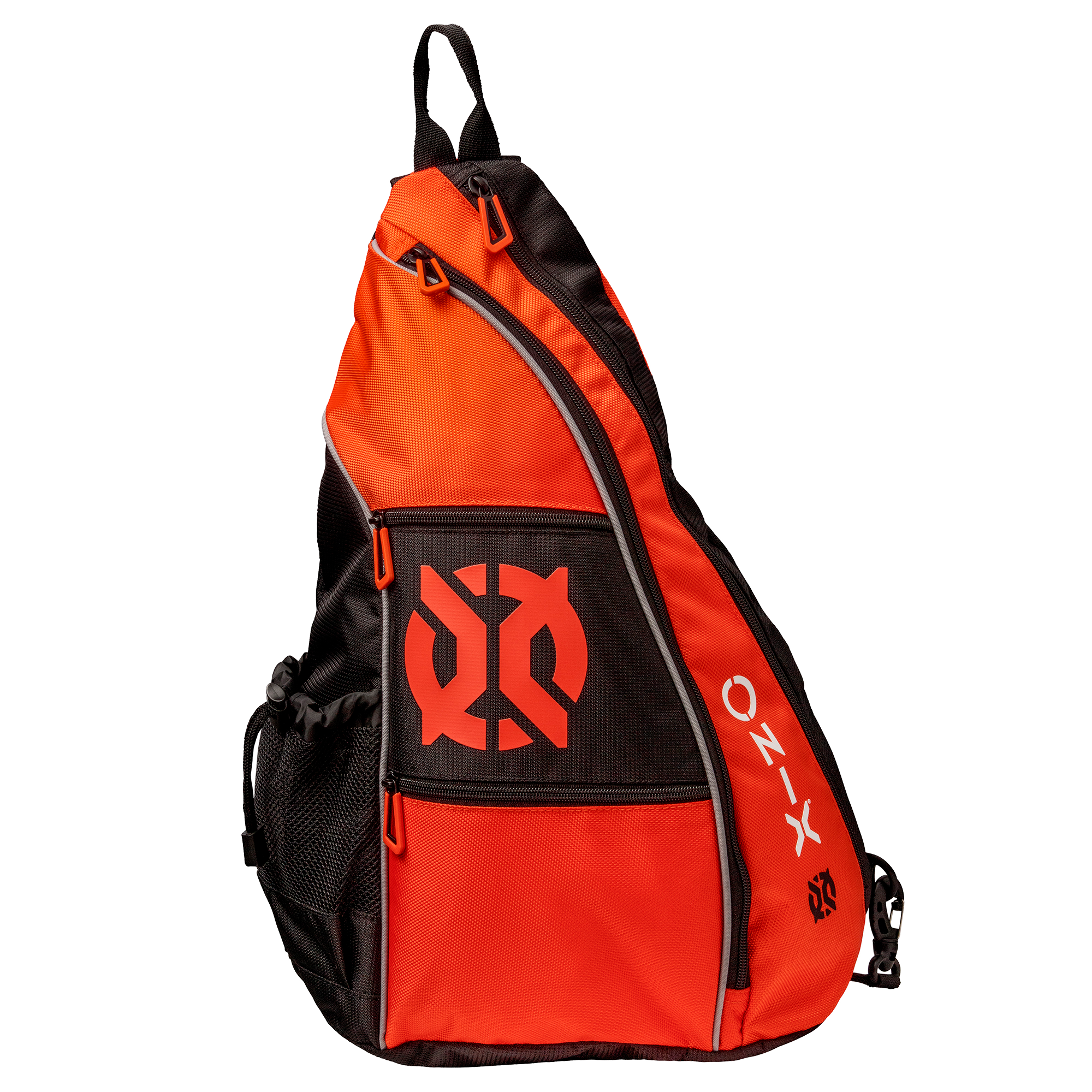 Pickleball Pro Team Sling Bag - Orange/Black