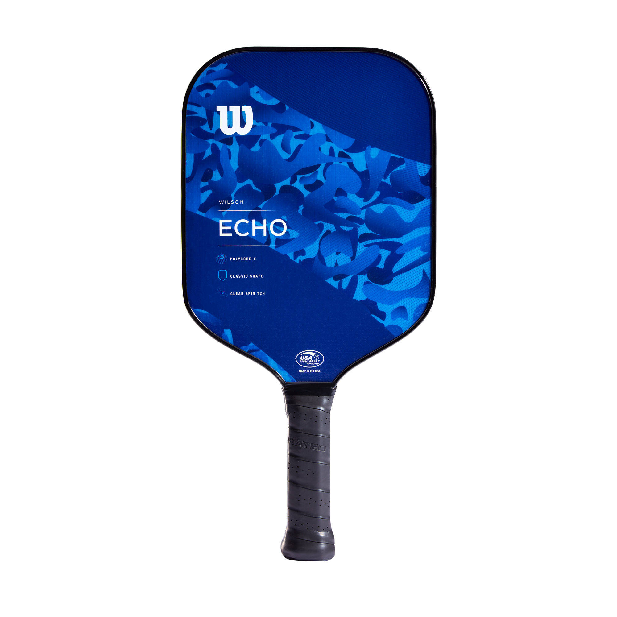 Echo Camo Pickleball Paddle - Blue