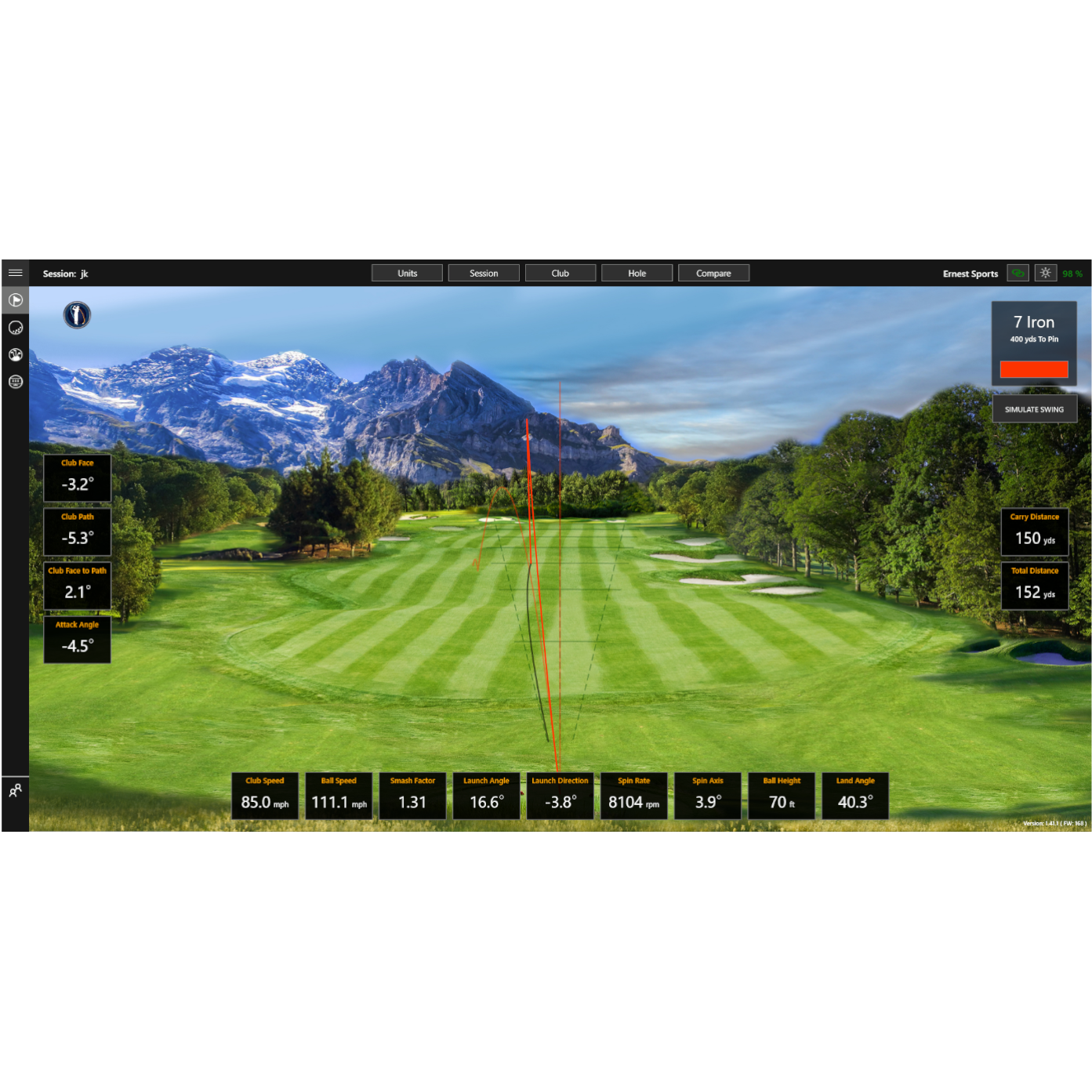 ES Tour Plus Launch Monitor
