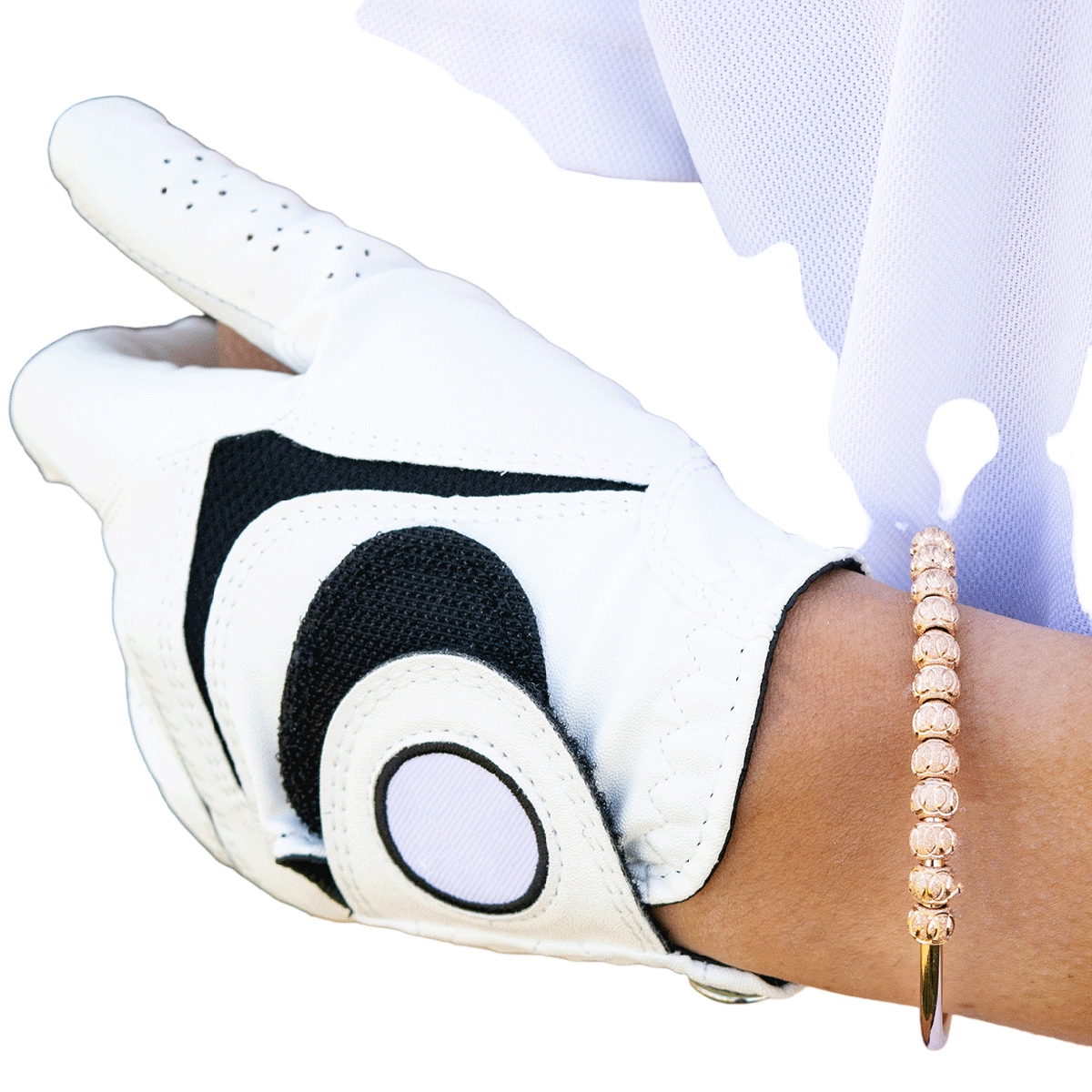 Golf Goddess Rose Gold Original Stroke Counter Bracelet