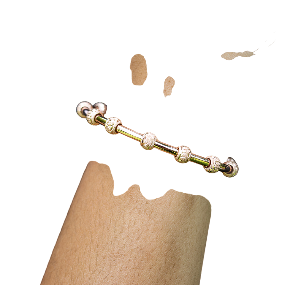 Golf Goddess Rose Gold Original Stroke Counter Bracelet