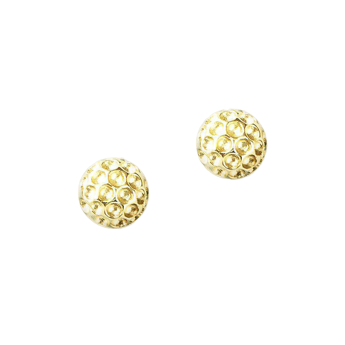 Chelsea Charles Gold Golf Ball Earrings | PGA TOUR Superstore