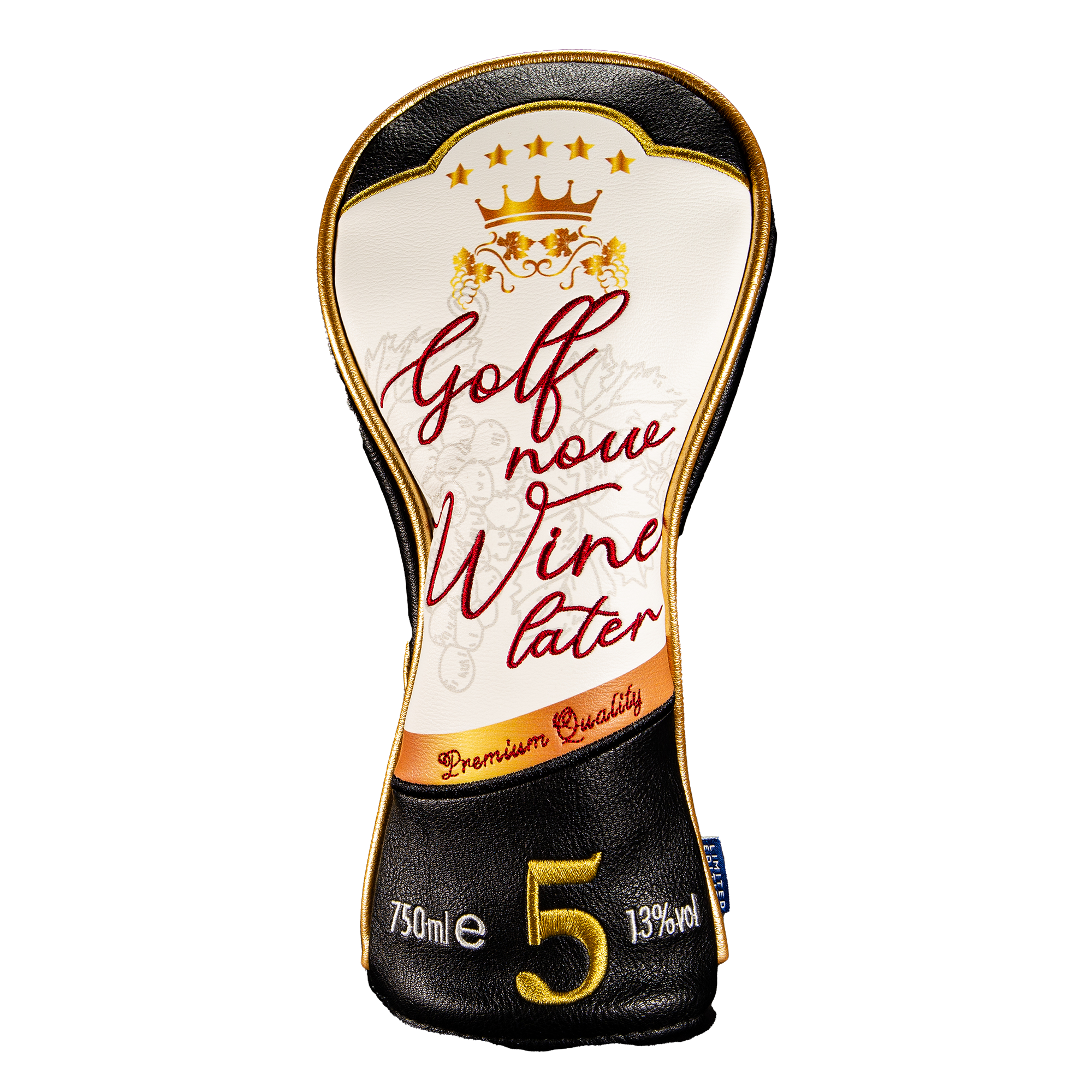 Golf Now, Wine Later Hybrid Headcover