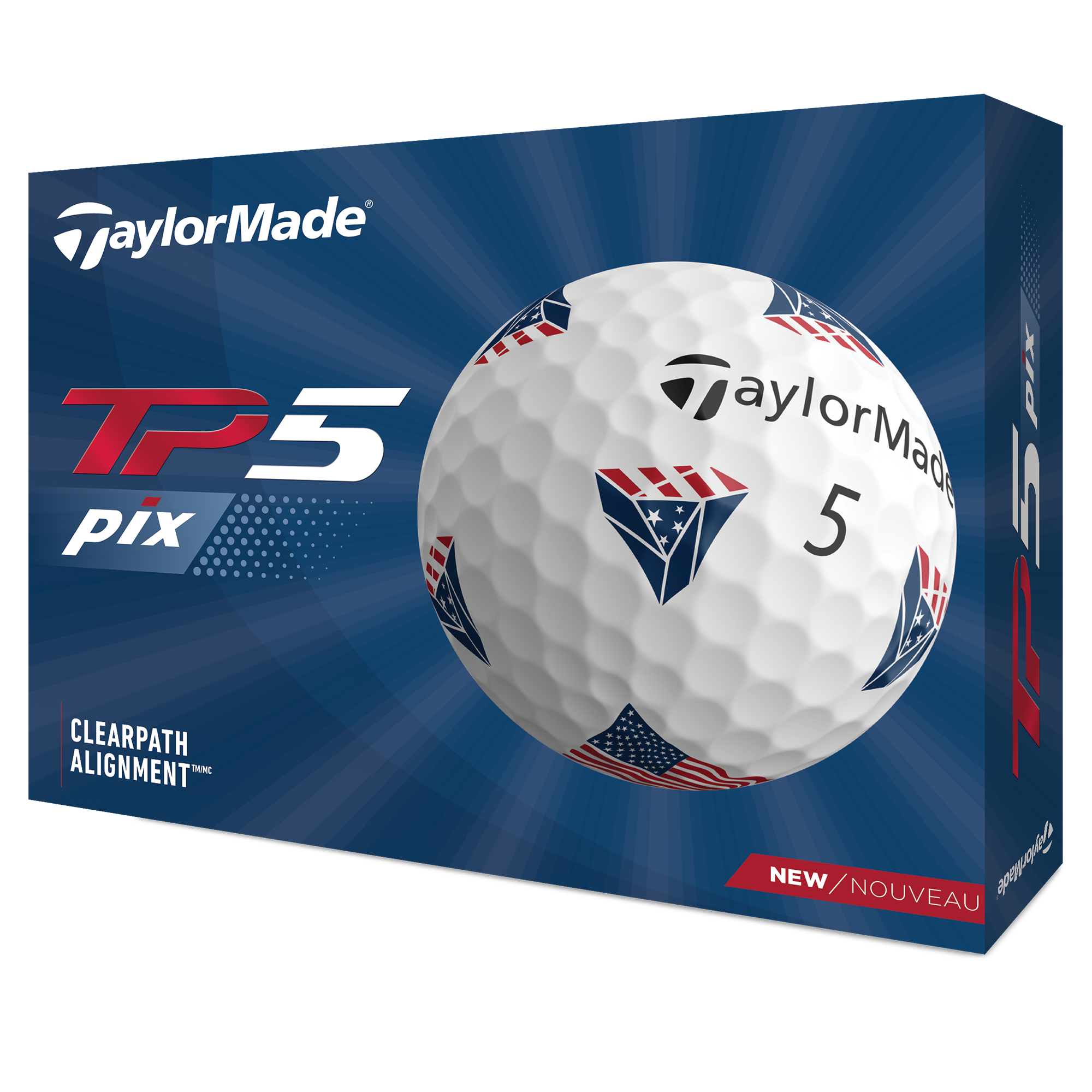 TP5 Pix 2.0 USA Golf Balls