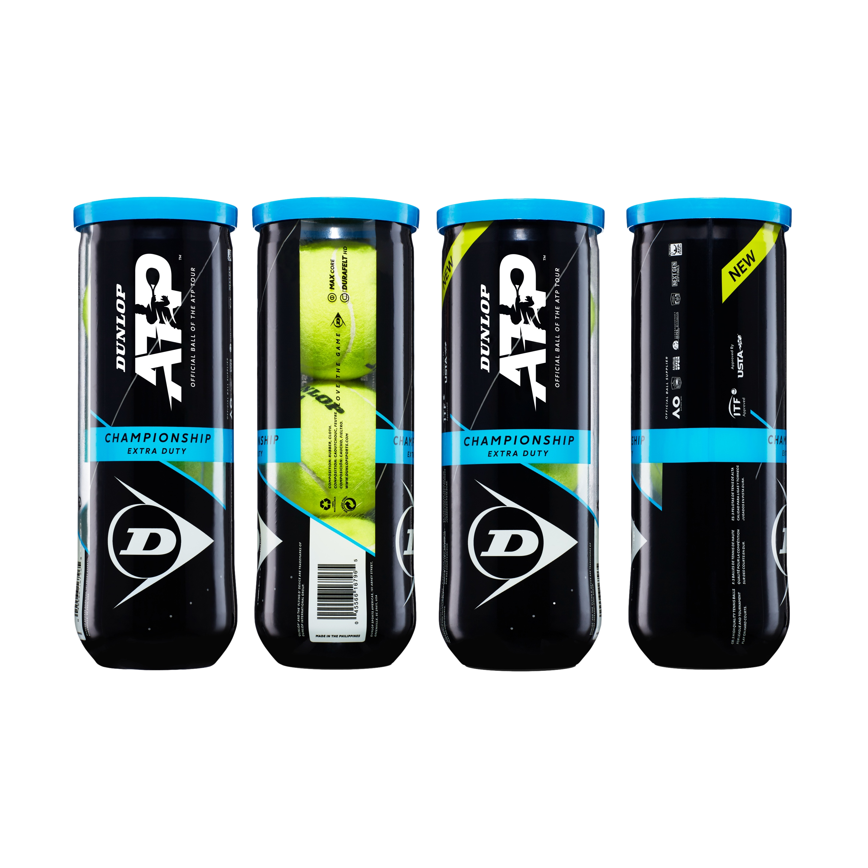 ATP Championship Extra Duty Single Can Tennis Balls