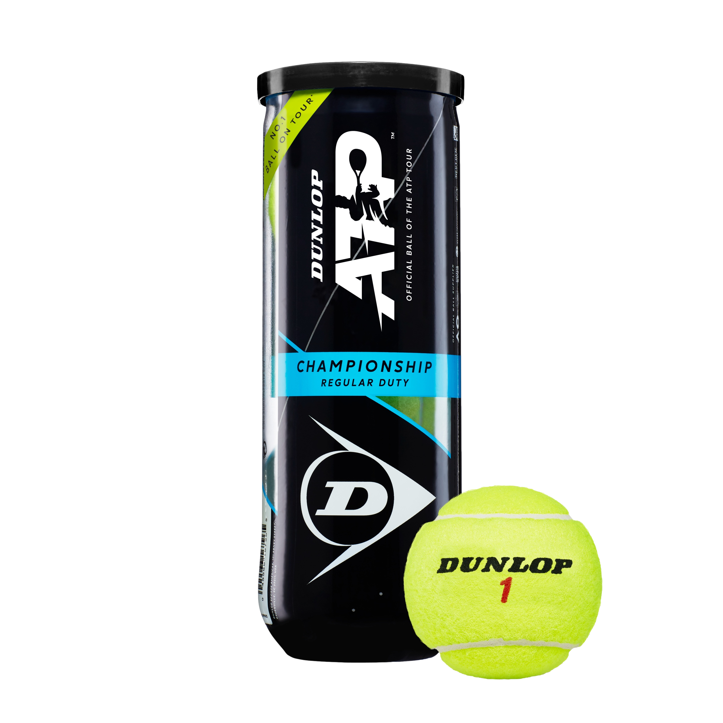 ATP Championship Regular Duty Single Can Tennis Balls
