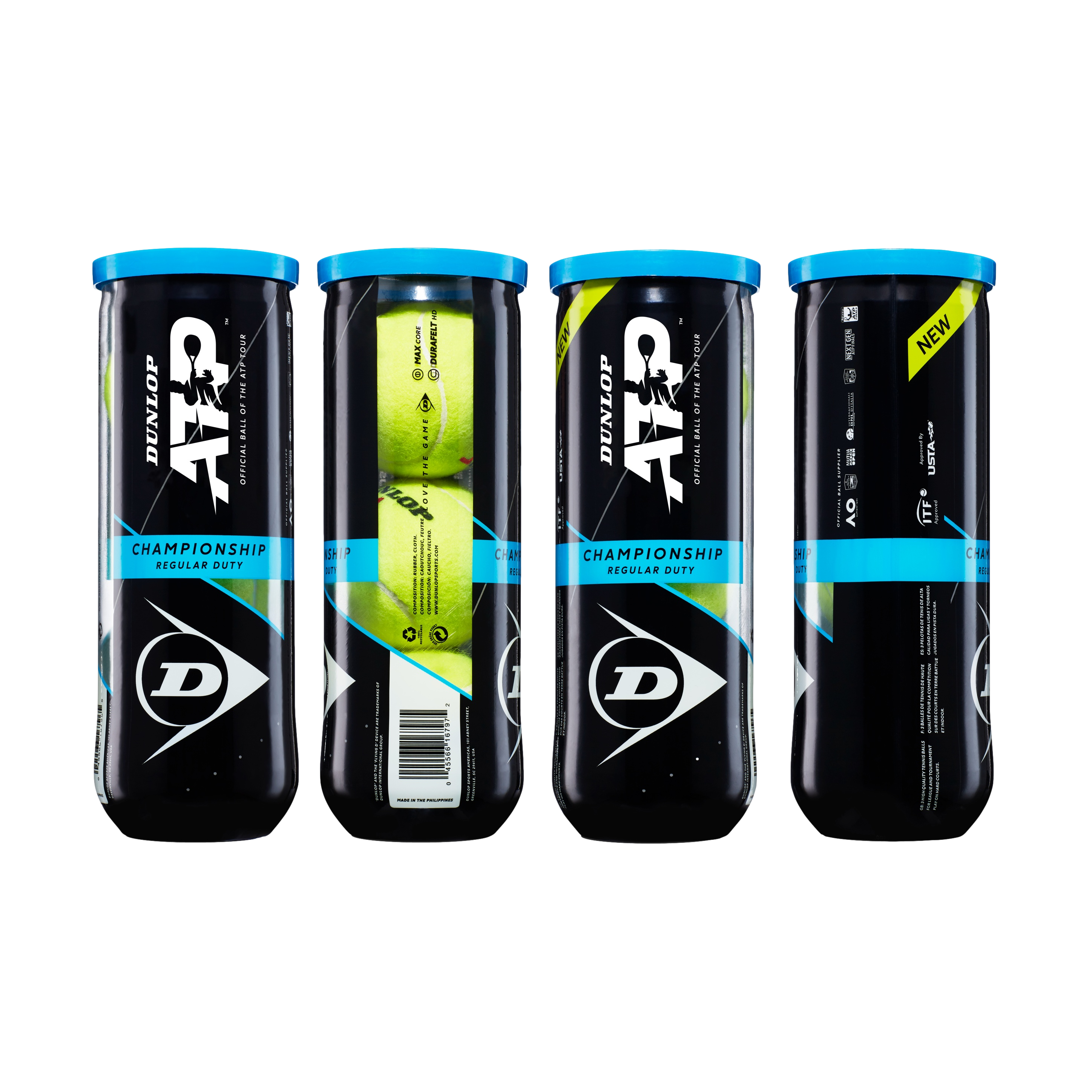 ATP Championship Regular Duty Single Can Tennis Balls