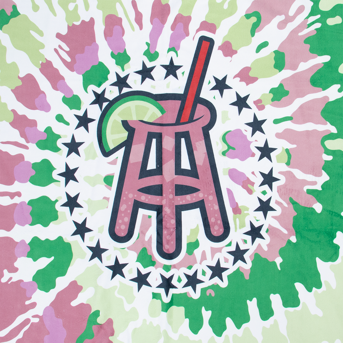 Transfusion Tie-Dye Golf Towel