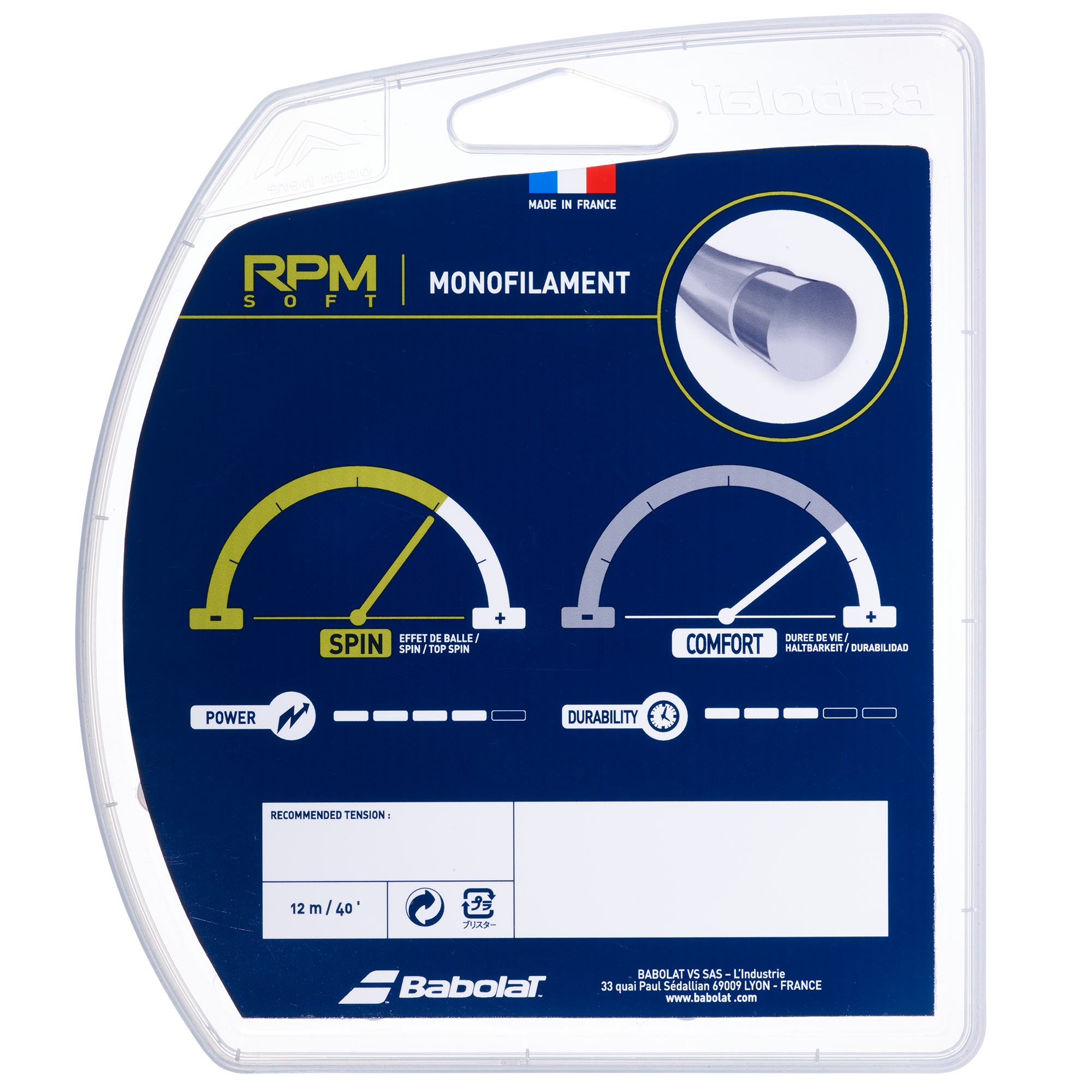 RPM Soft 17G Tennis String