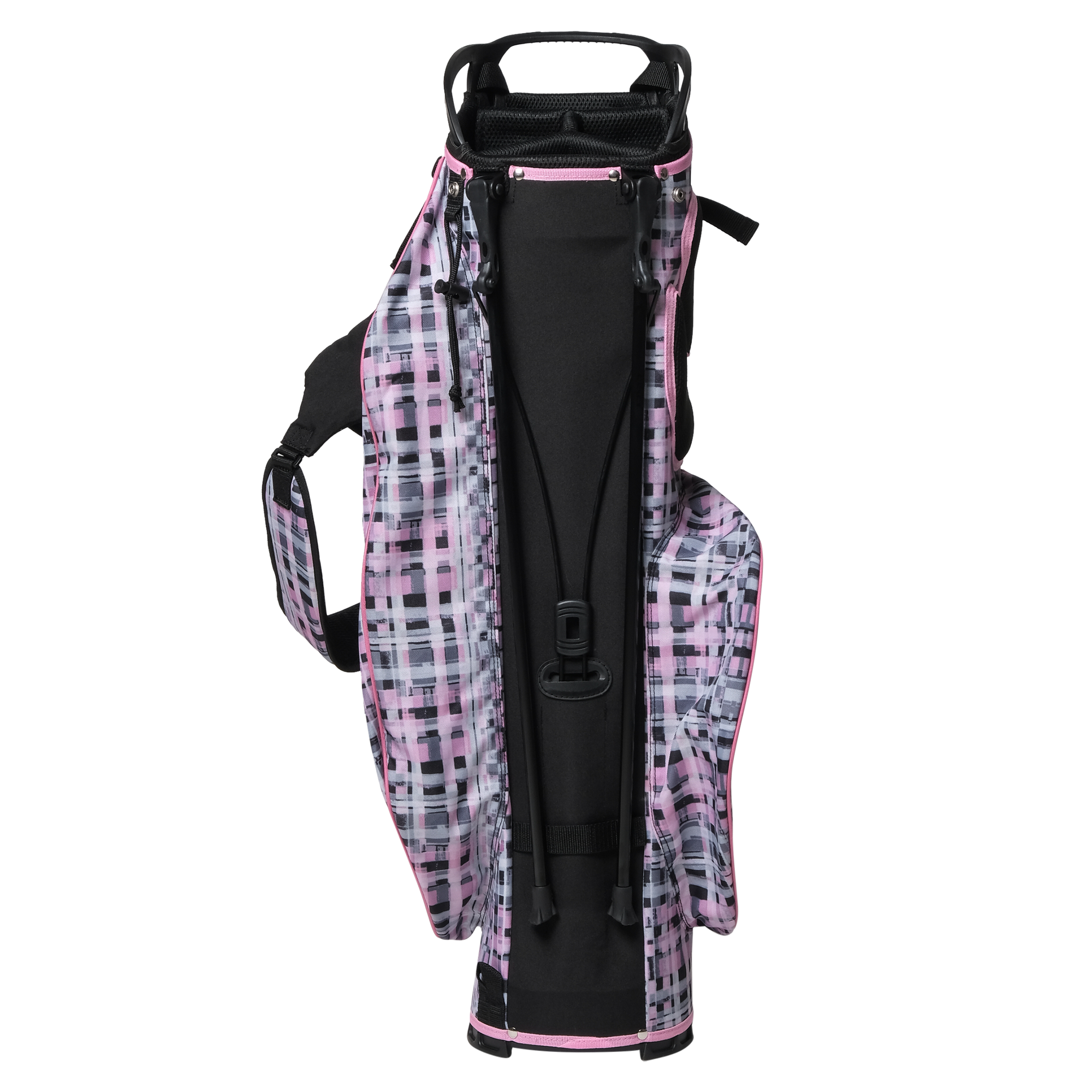 Pixel Plaid Stand Bag