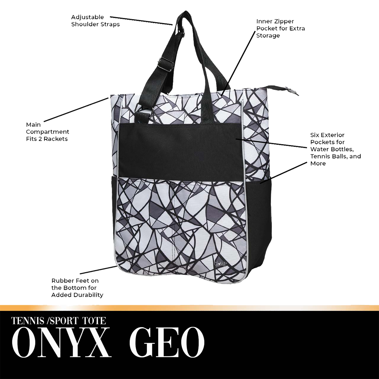 Onyx Geo Tote 22