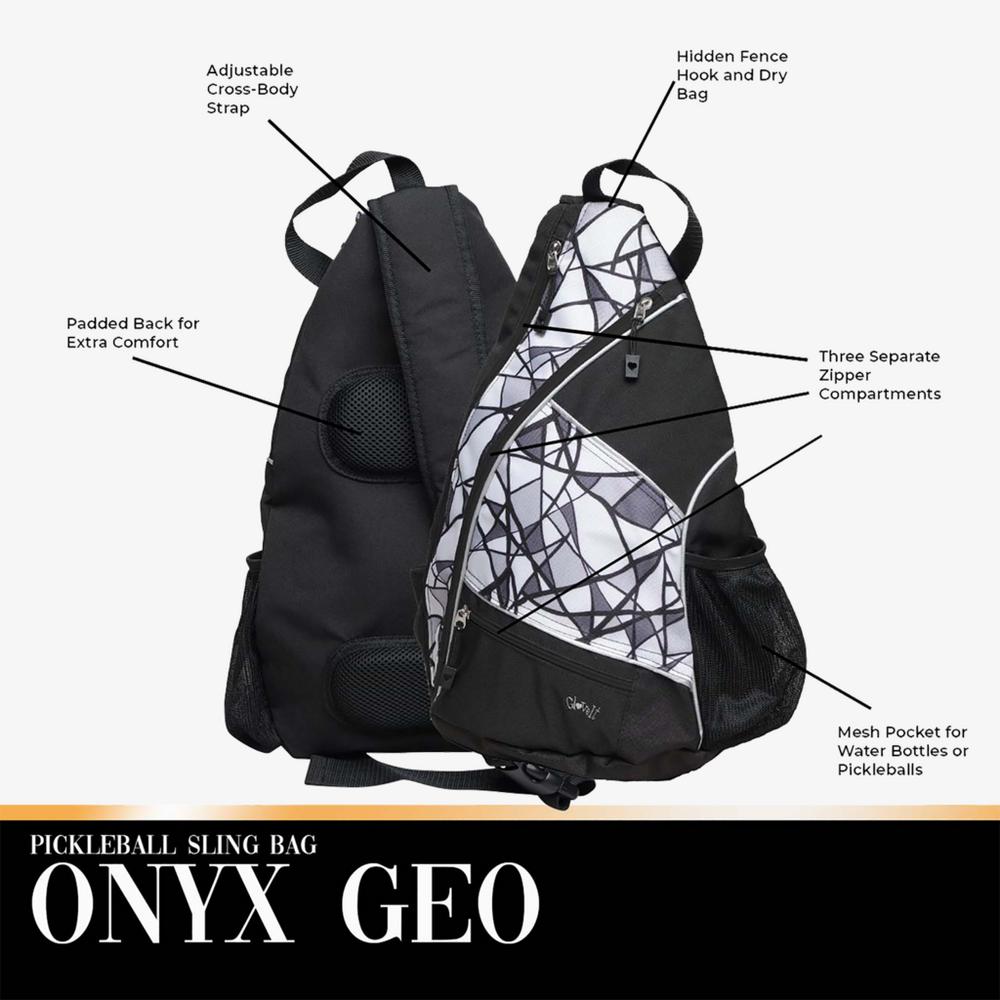 Onyx Geo Pickle Ball Sling Bag 22